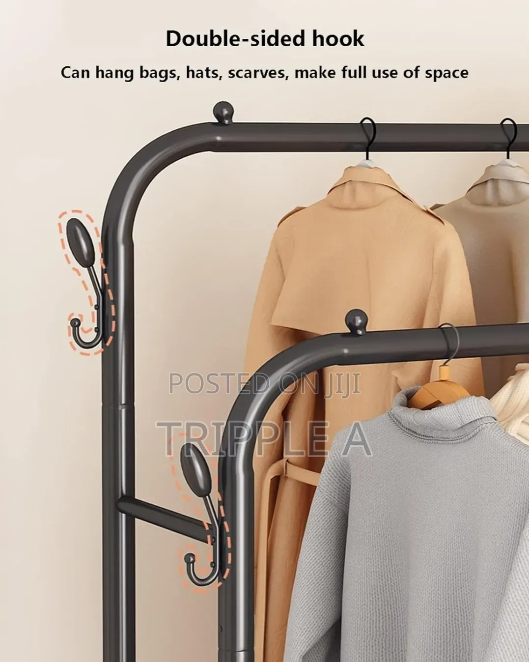 Double Pole Cloth Hunger