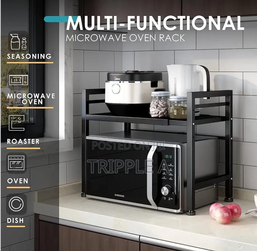 Adjustable Microwave Organizer