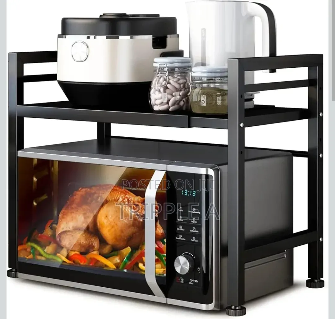 Adjustable Microwave Organizer