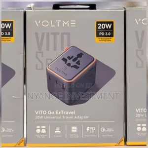 Voltme 5in1 Universal Travel Adapter, 20w Pd Charger