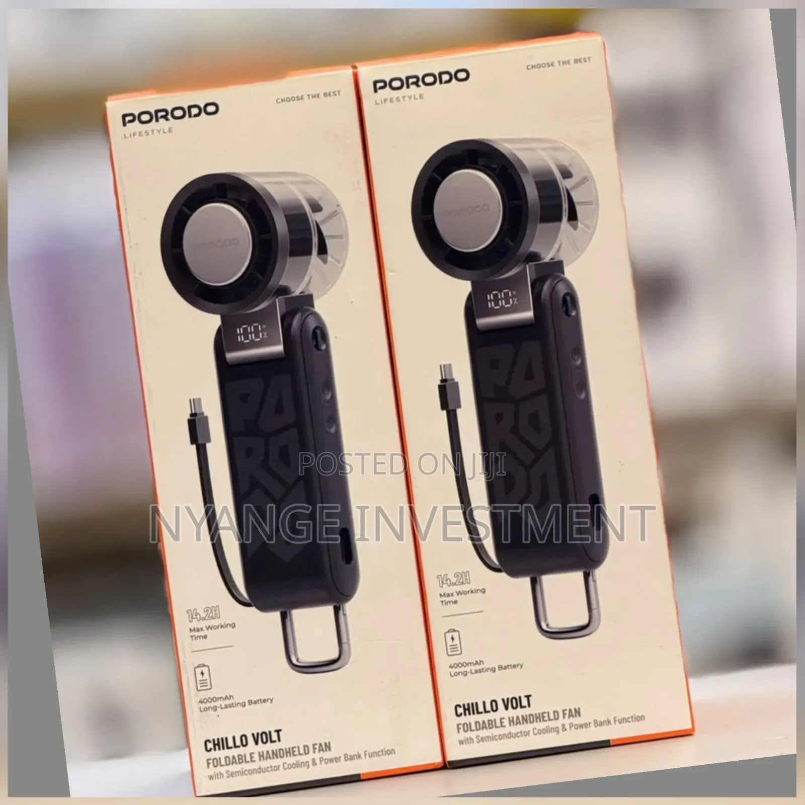 Chillo Volt Foldable Handheld Turbo Fan