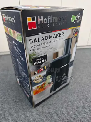 Hoffmans 6 in 1 Electric Salad Slicer 200w Quick Vegetable Cutter
