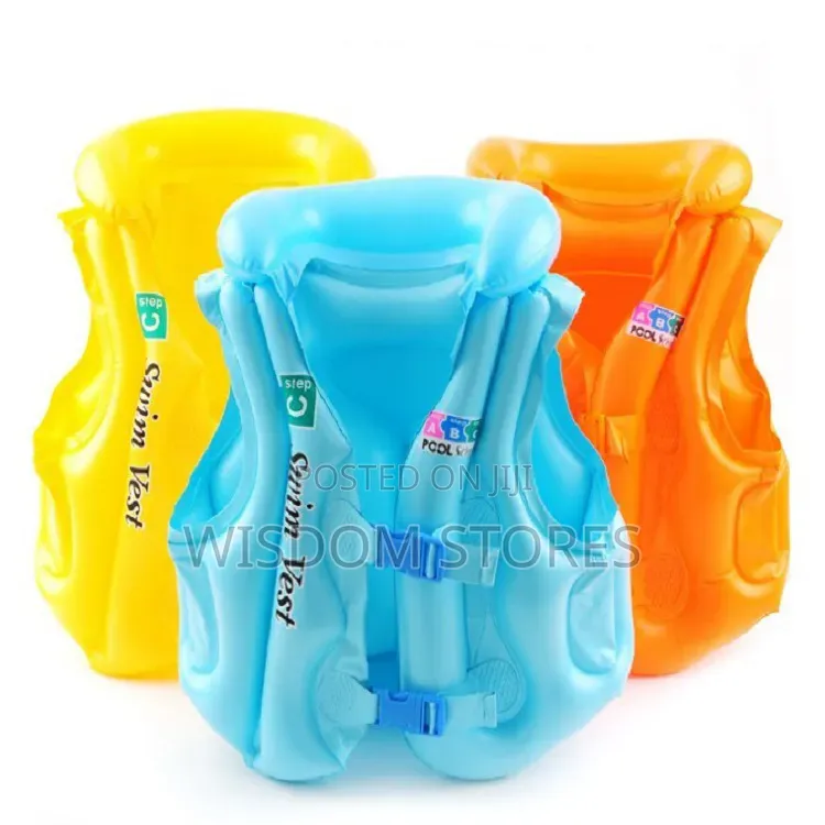 Kids Inflatable Swim Vest Life Jackets for Children