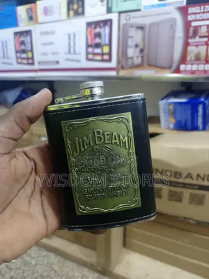 Portable Hip Flask (8oz) Alcohol Drinks Whiskey Liquor Holder Bottle