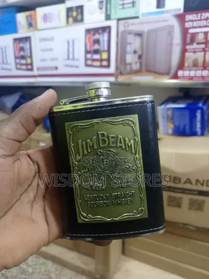 Portable Hip Flask (8oz) Alcohol Drinks Whiskey Liquor Holder Bottle
