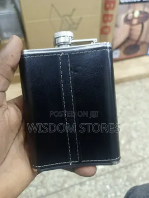 Portable Hip Flask (8oz) Alcohol Drinks Whiskey Liquor Holder Bottle