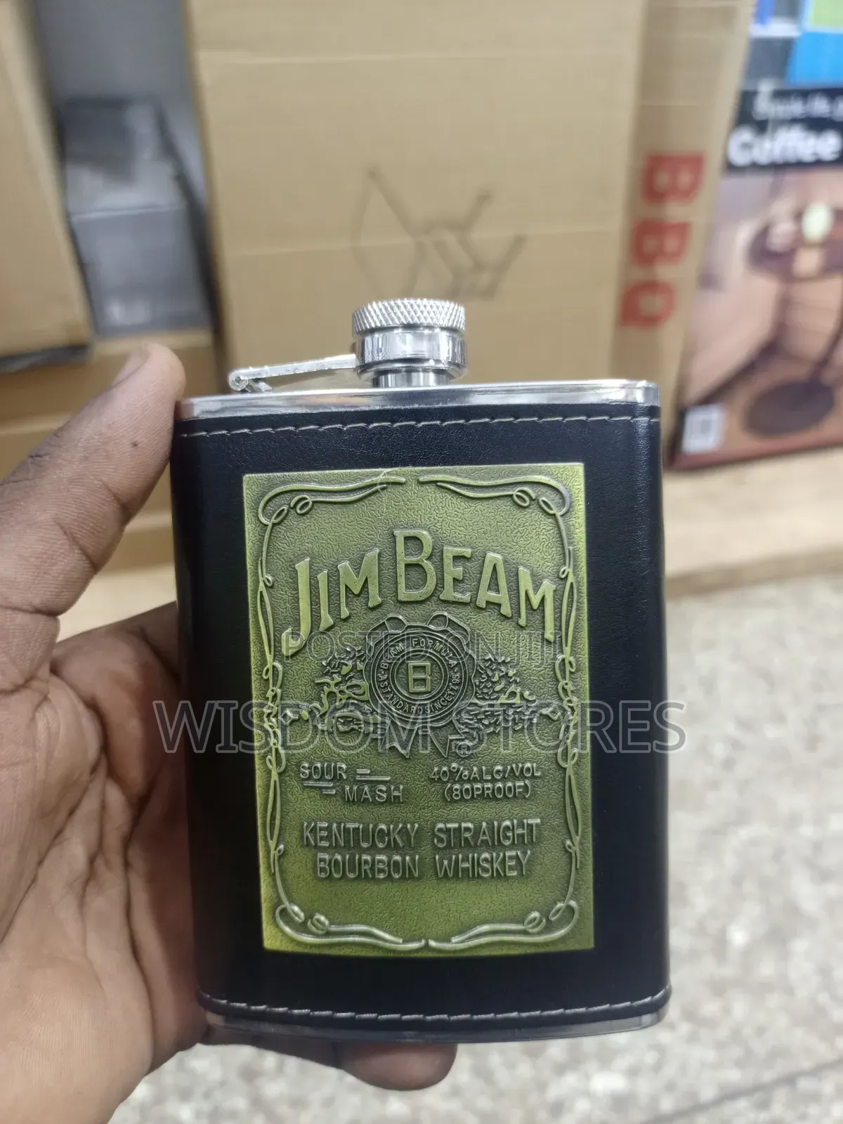 Portable Hip Flask (8oz) Alcohol Drinks Whiskey Liquor Holder Bottle