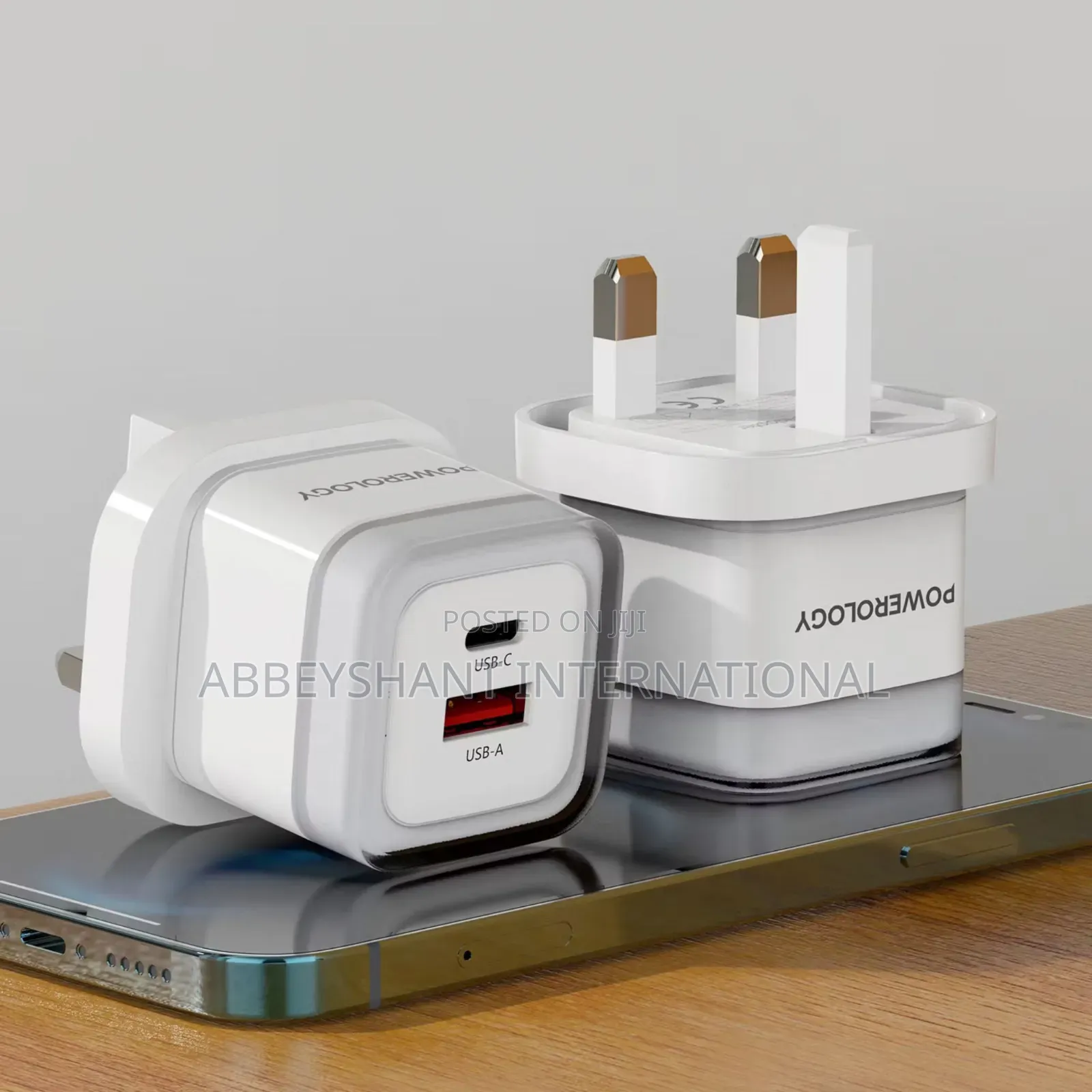 Powerology Lunex Series Fast Charging Adapter