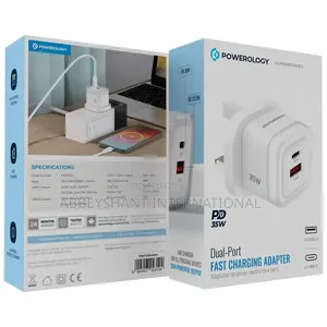 Powerology Lunex Series Fast Charging Adapter