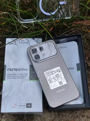 New Infinix Note 60 Pro 256 GB Gray