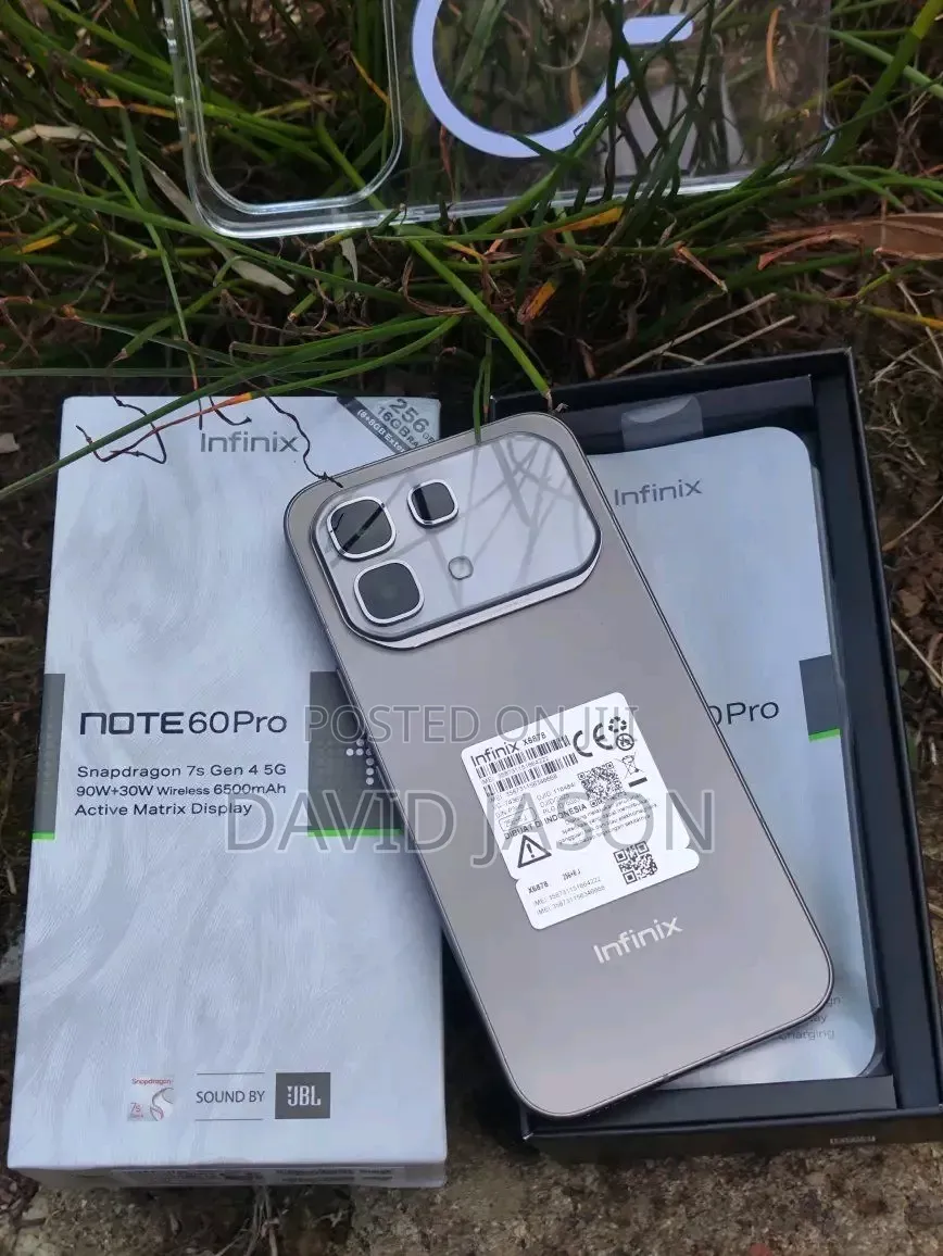 New Infinix Note 60 Pro 256 GB Gray