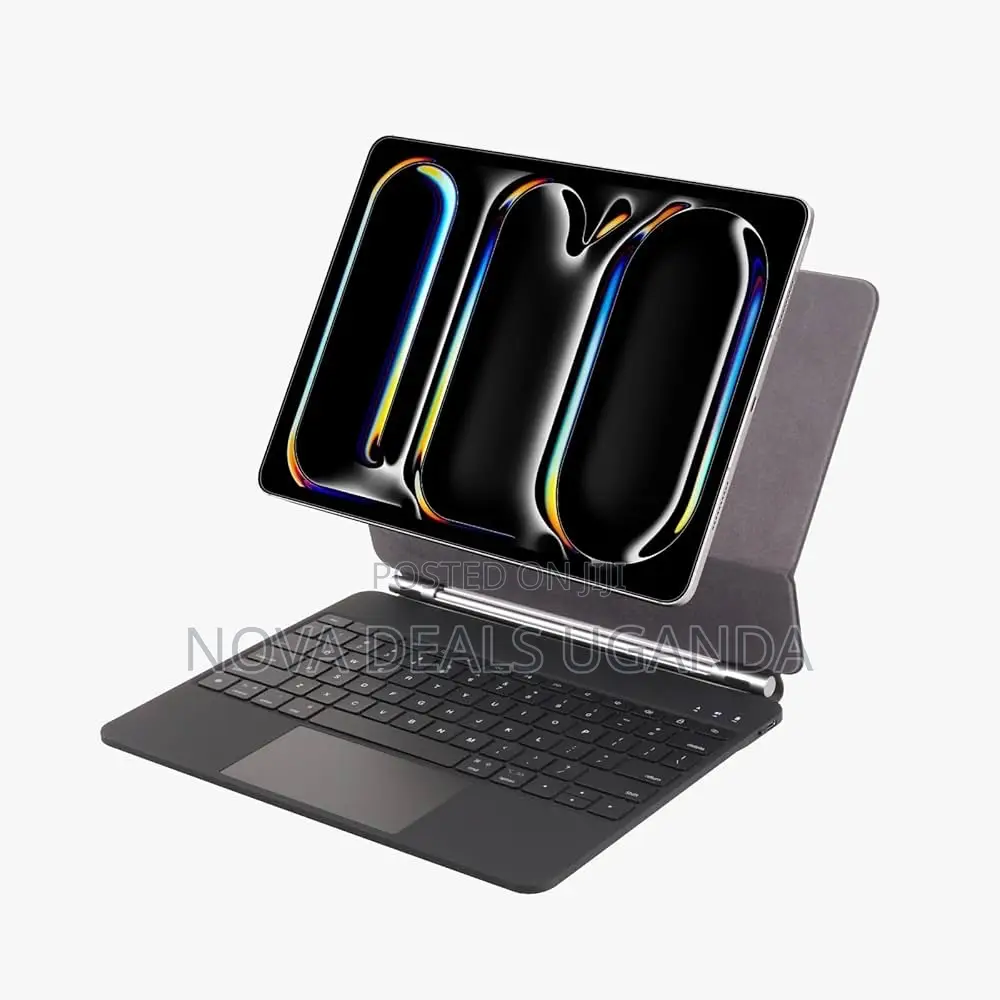 Green Lion Magic Keyboard Case for iPad Air 13", Pencil Holder - Black