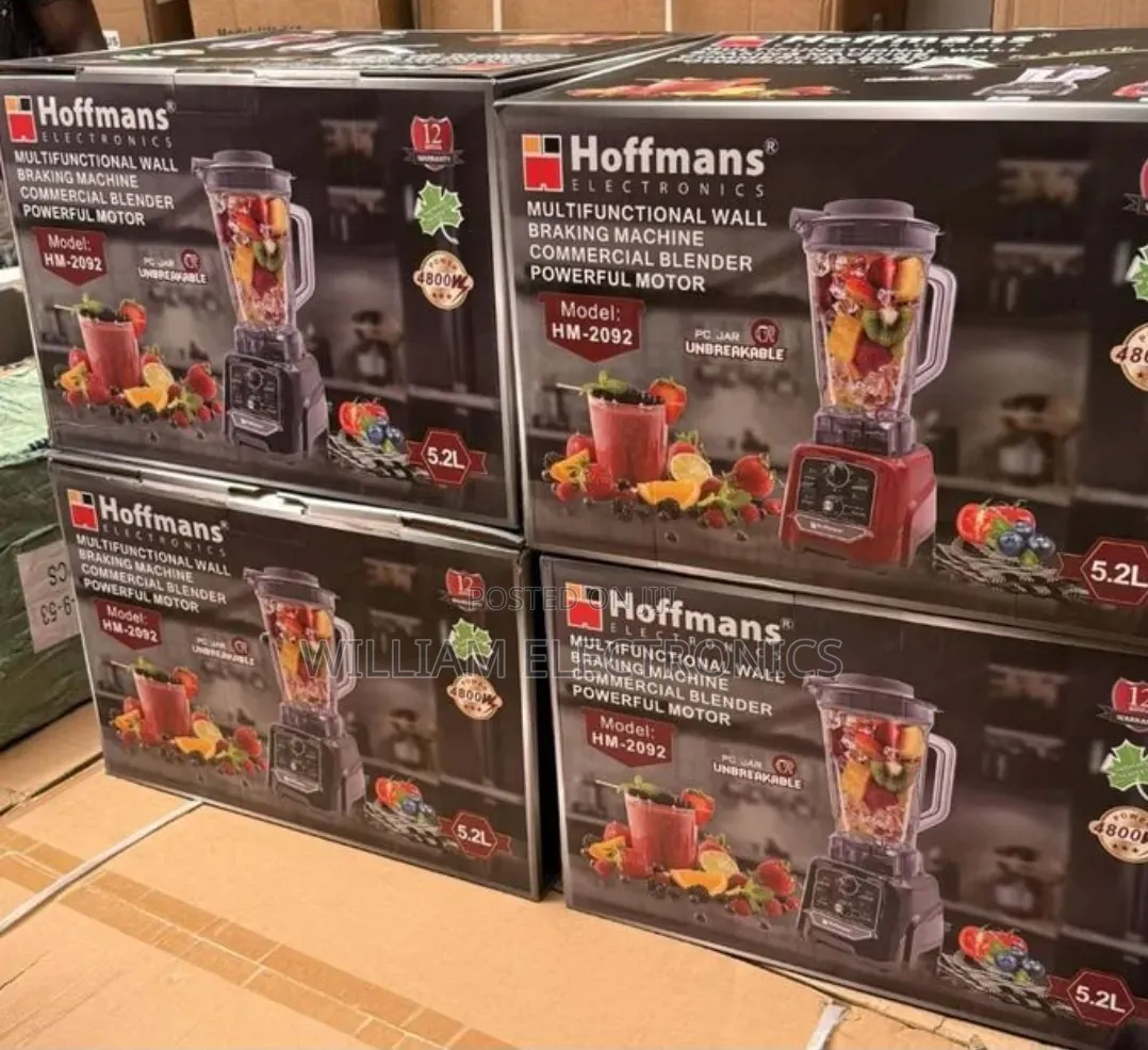 5.2litres Hoffmans Commercial Blender/Hoffmans Blender
