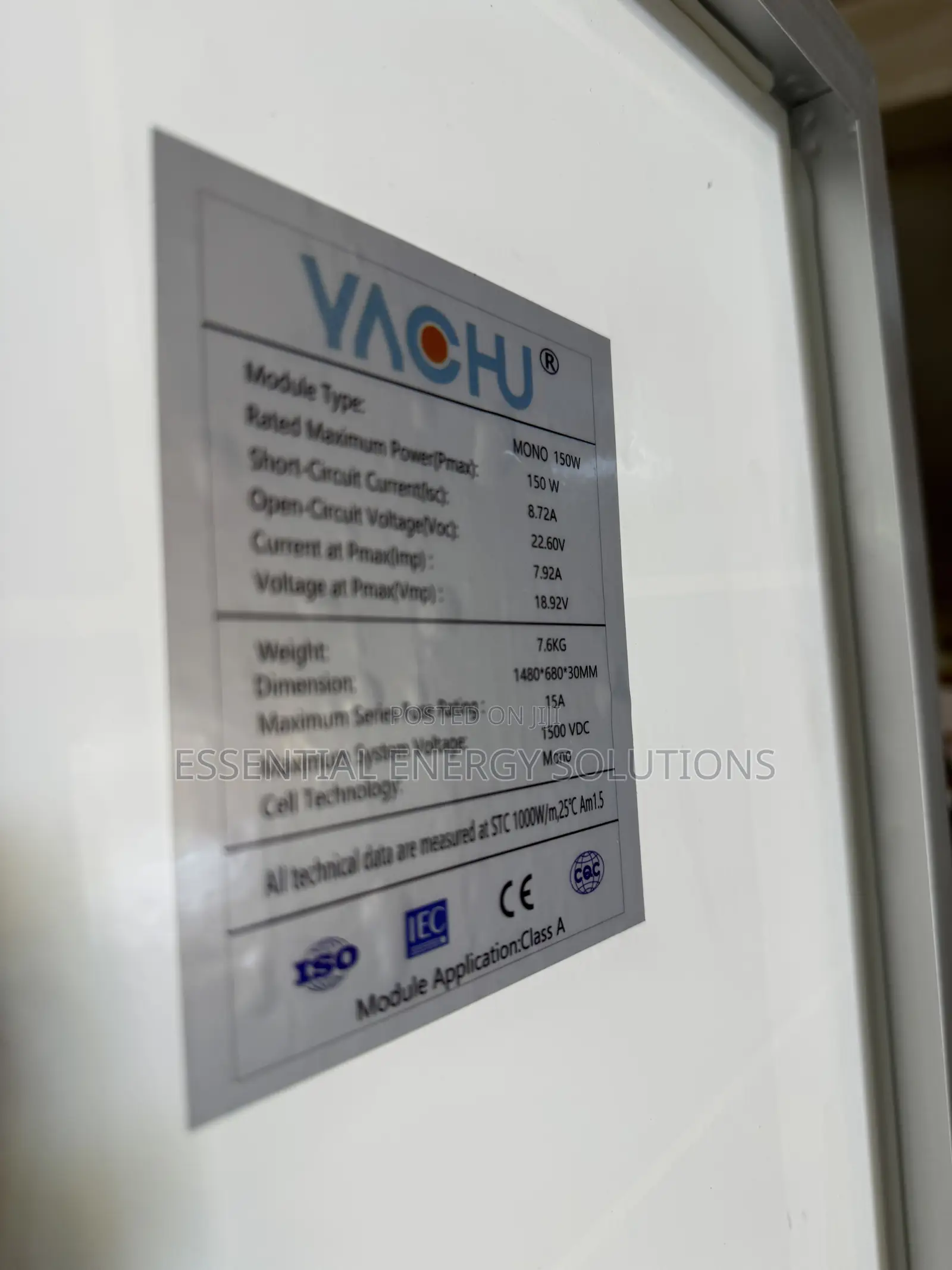 150w 12v Monocrystalline Solar Panel