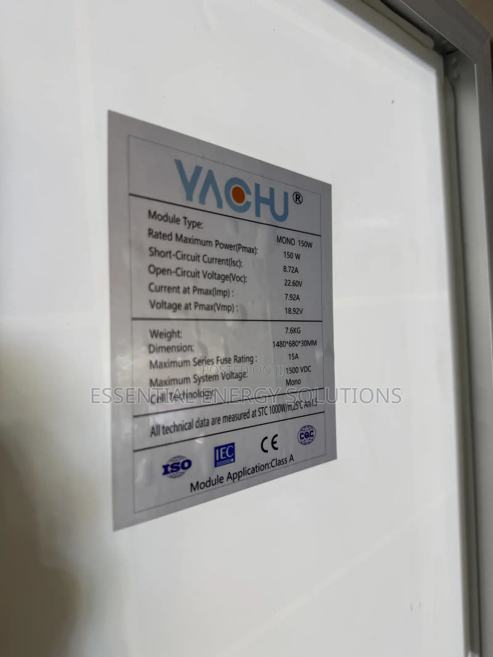 150w 12v Monocrystalline Solar Panel