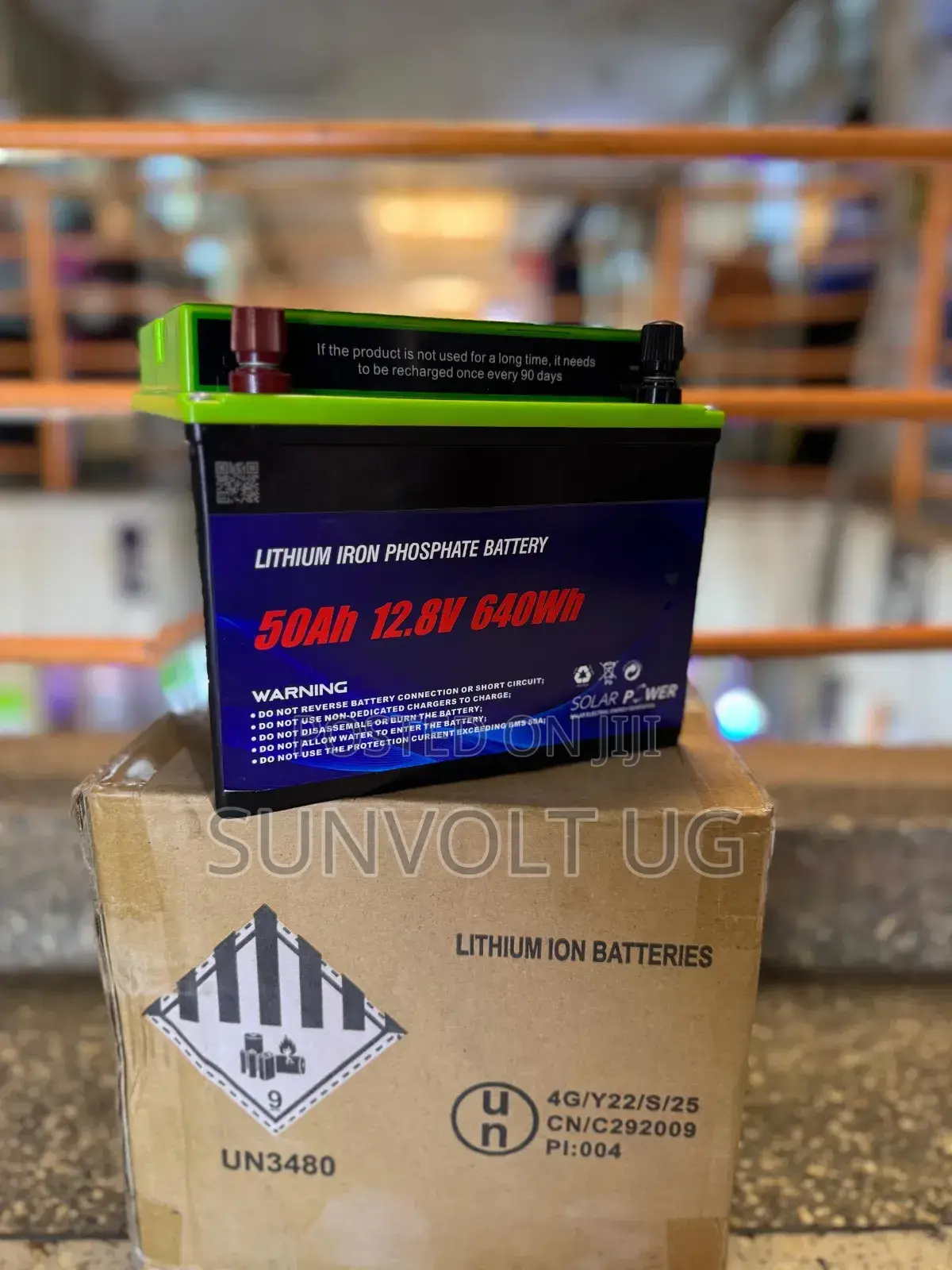 50ah/12.8v/ 640wh Lithium Iron Phosphate Battery
