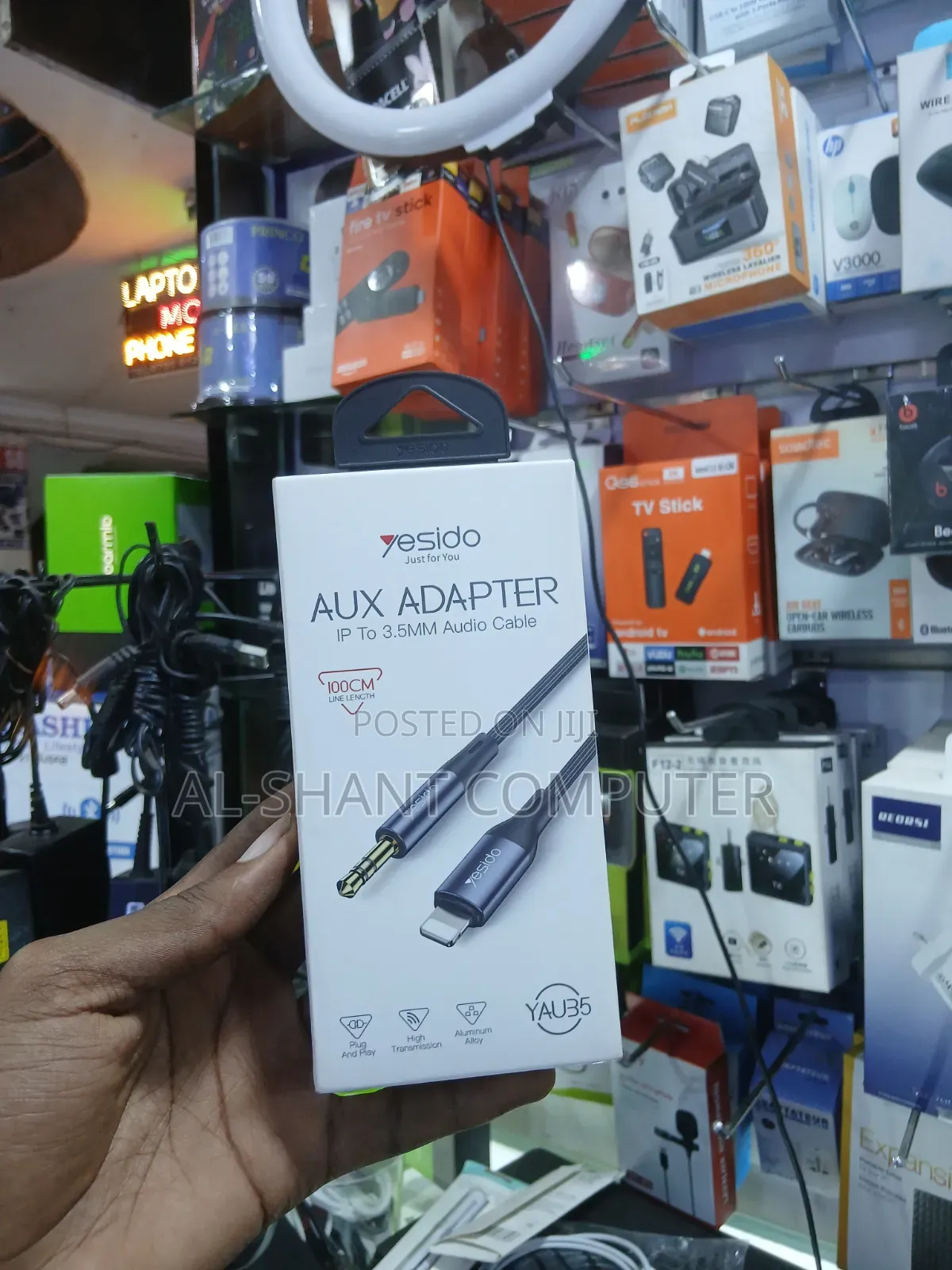 Yesido Aux to Lightening Adapter/Aux to iPhone Cable