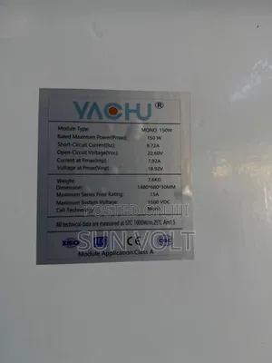 150w Monocrystalline Solar Panel