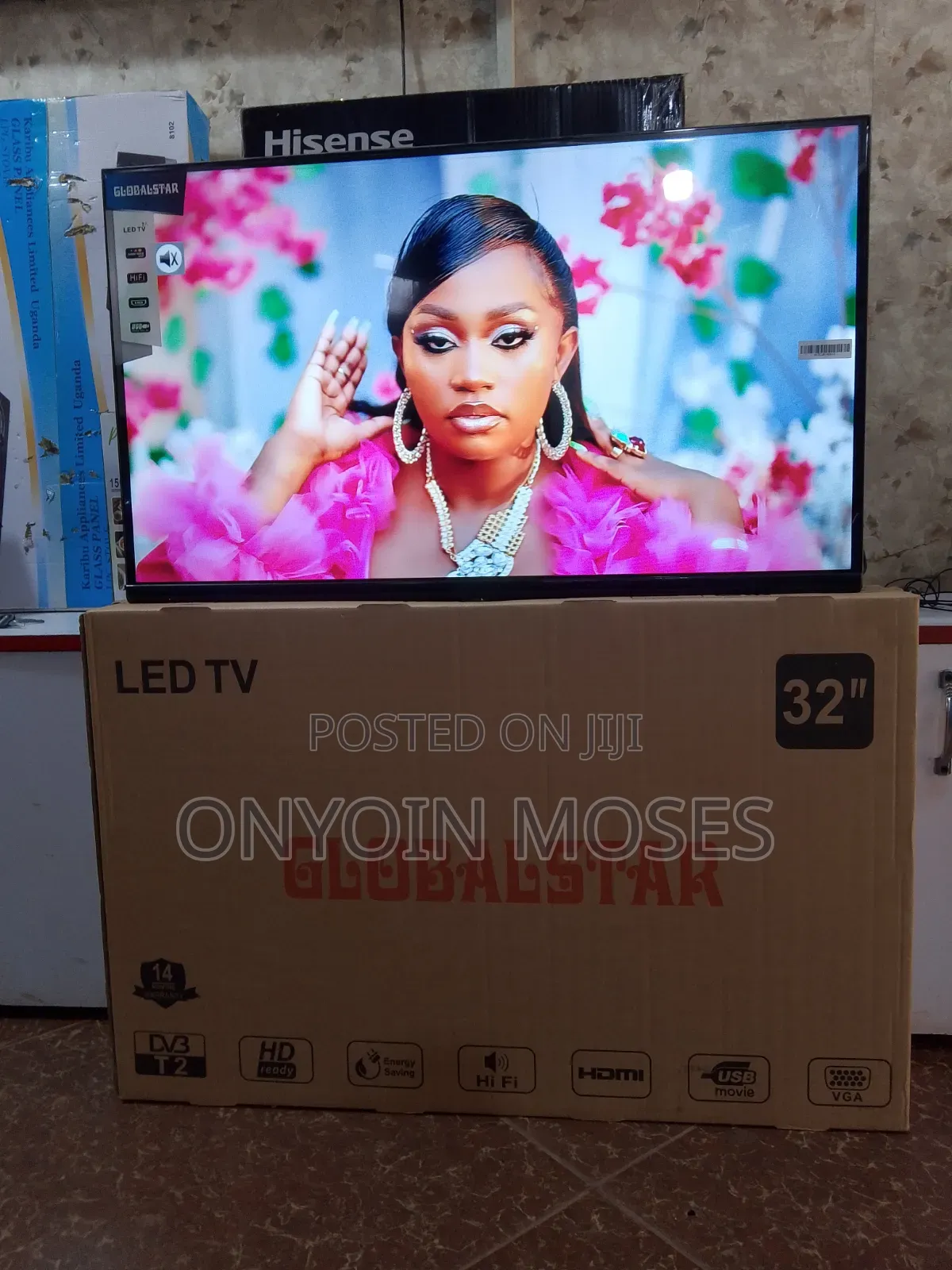Globalstar 32 Inches Led Digital Frameless Tv