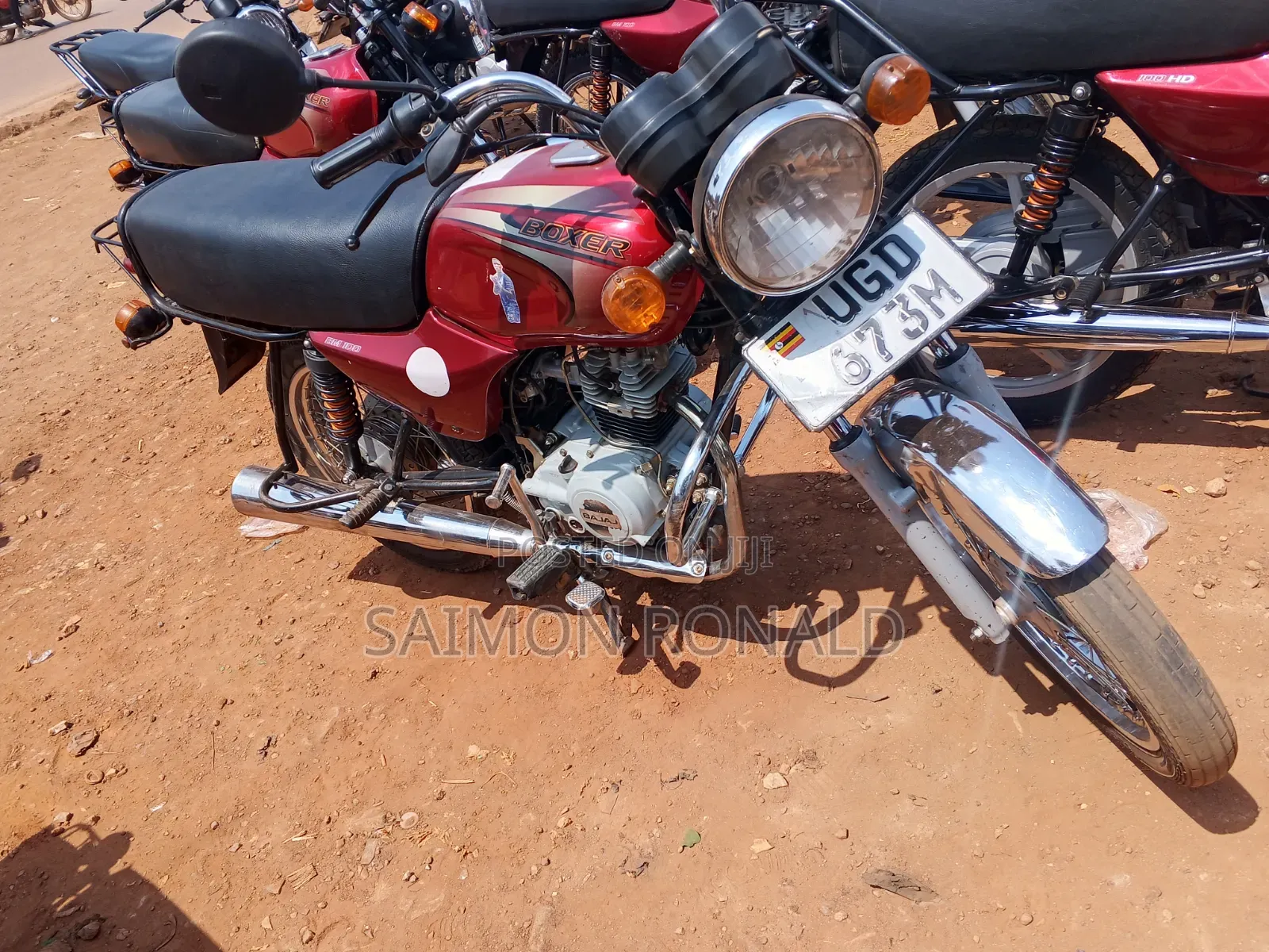 Bajaj Boxer 100 2025 Red