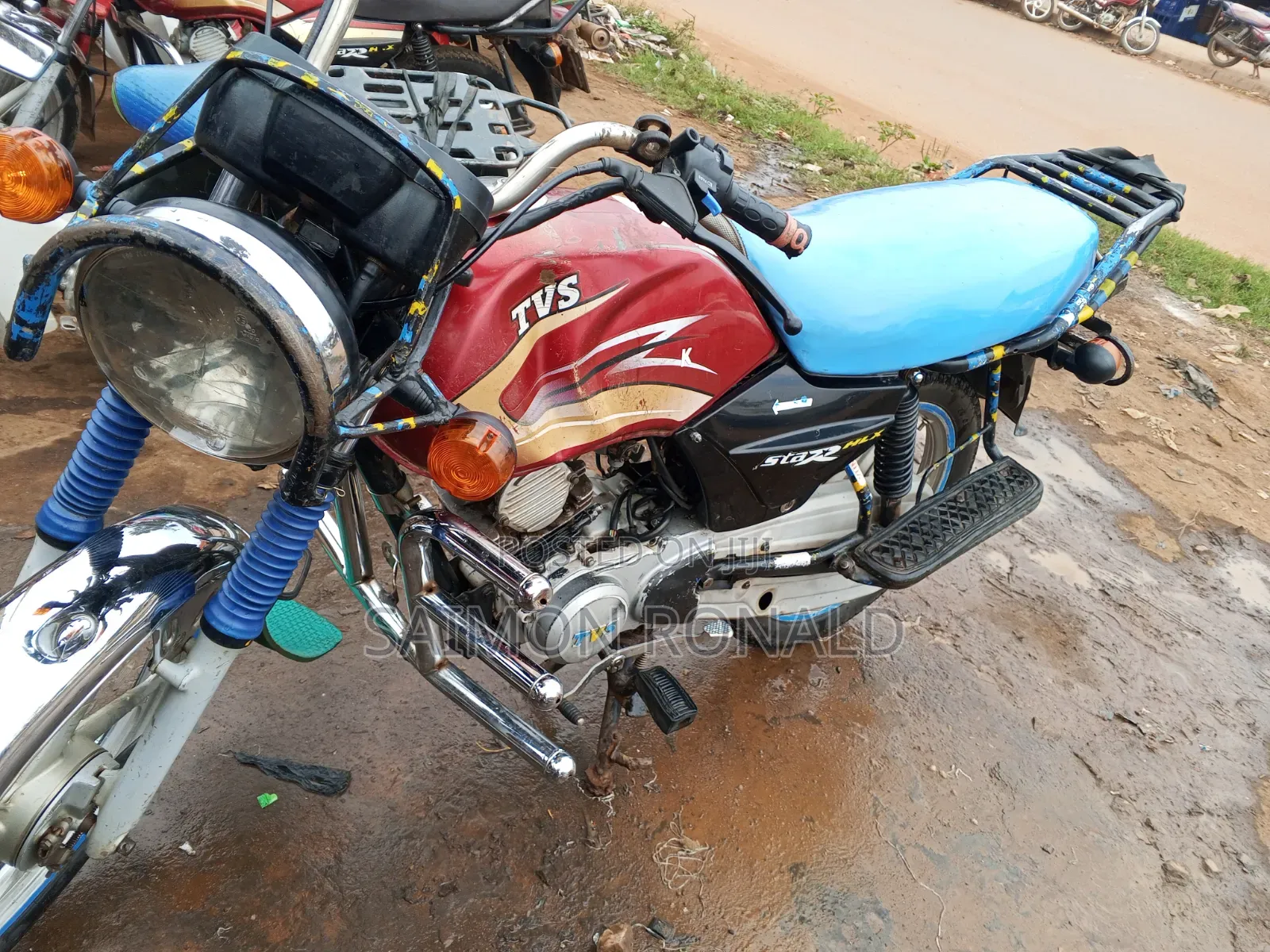 TVS XL 100 2018 Red