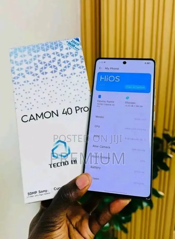 New Tecno Camon 40 Pro 5G 256 GB Gray