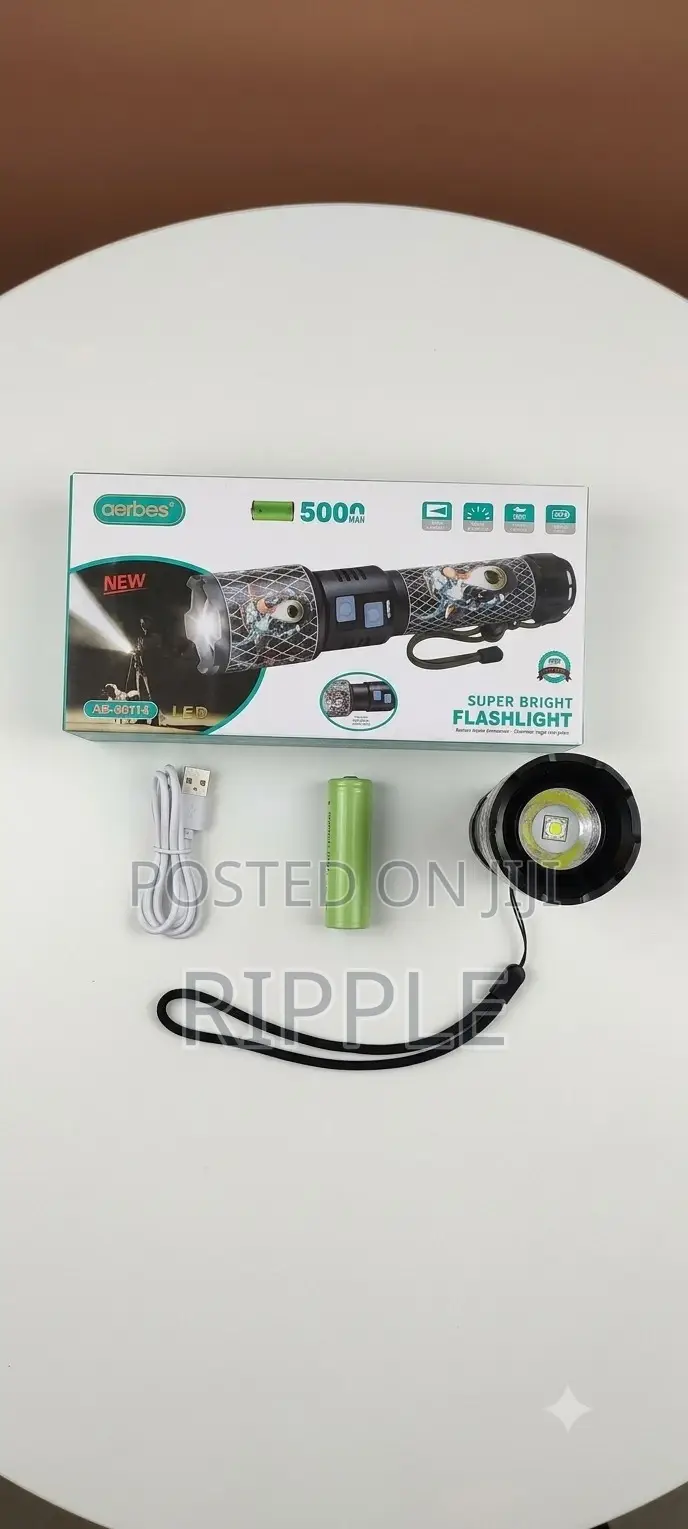 Aerbes Ab-Sd114 20w Rechargeable Flashlight 5000mah Torch