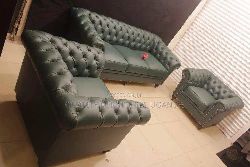 6 Seater High Density Chesterfield Couches