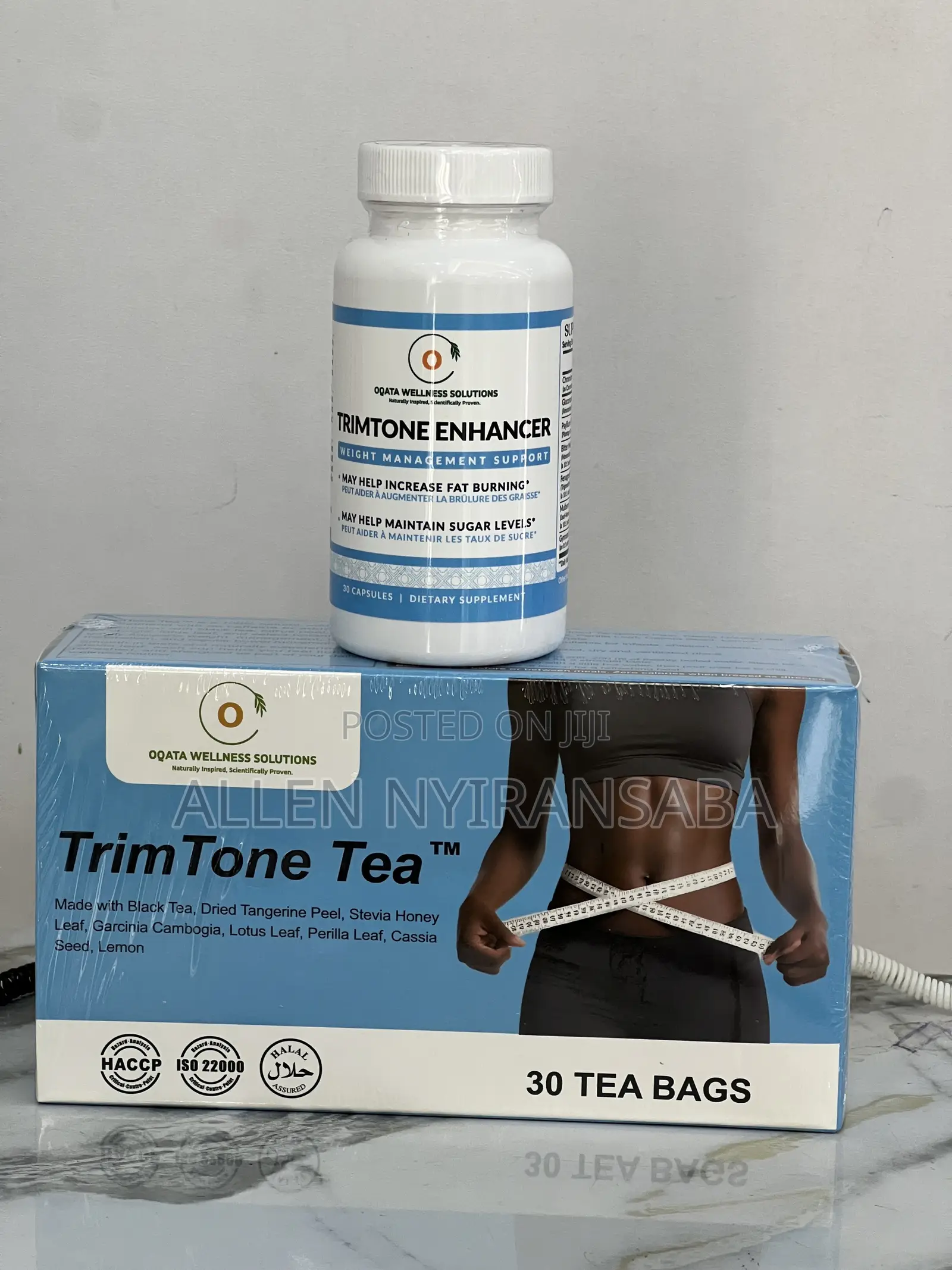 Trimtone Enhancer and Trimtone Tea, 2 in 1 Tea Bag