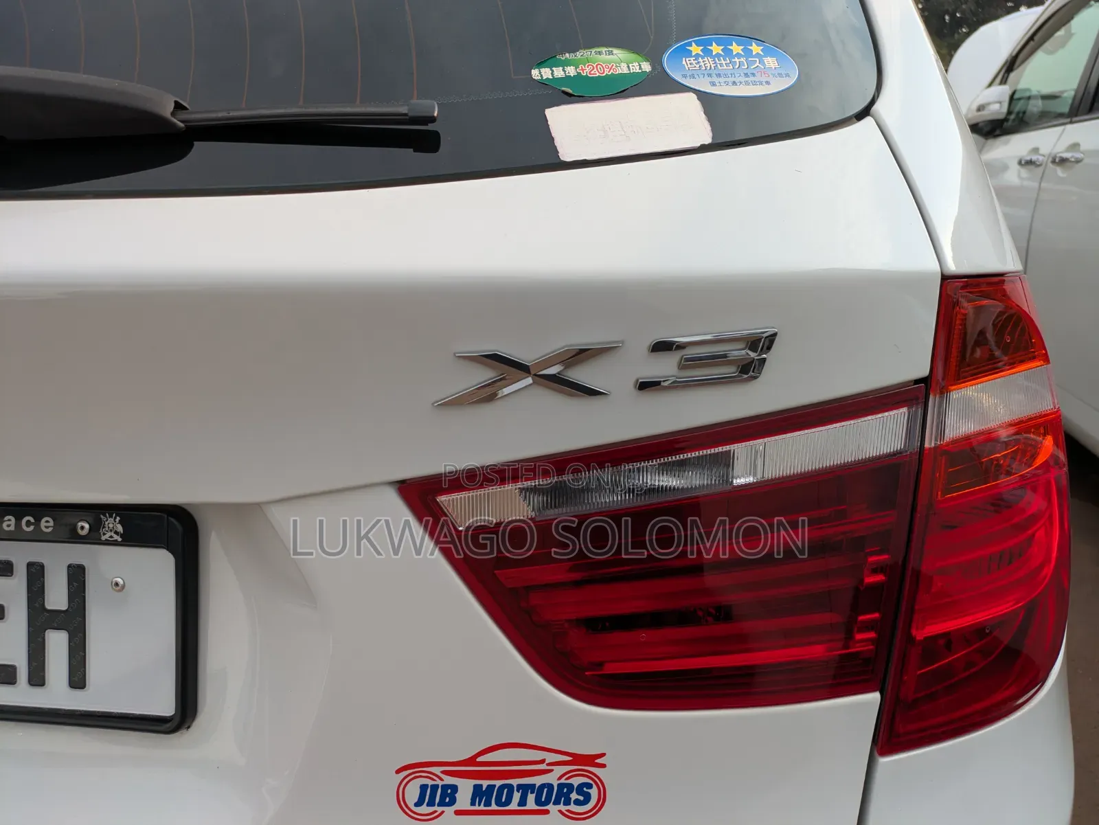 BMW X3 2014 White