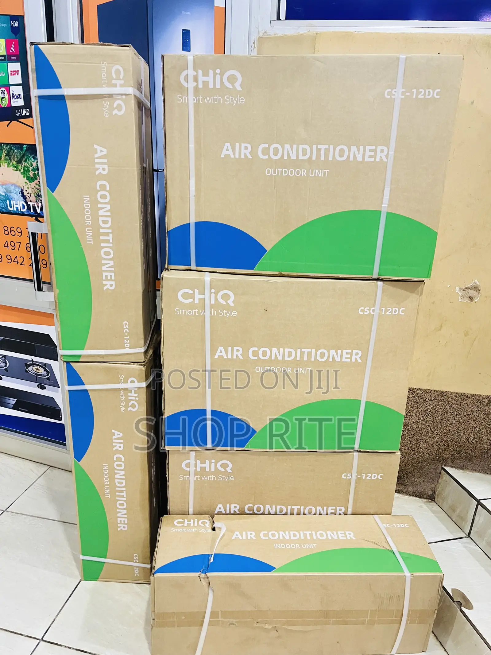 Chiq Air Conditioners 9000 Btu New With Filters