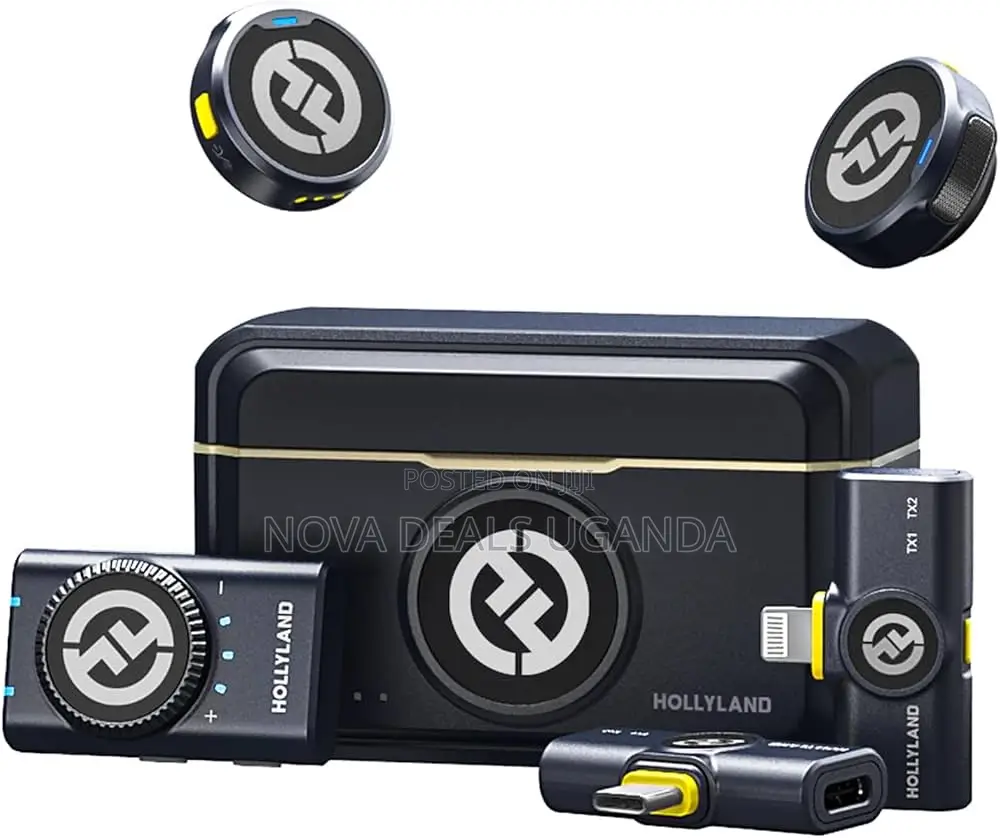 Hollyland Lark M2 Wireless Microphone for iPhone, Android and Camera