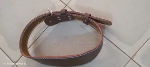 Leather Gym Belt
