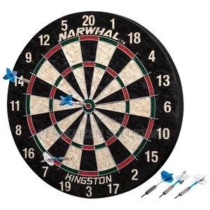 Usa Narwhal Kingston Official Size Bristle Dartboard Set With Tips