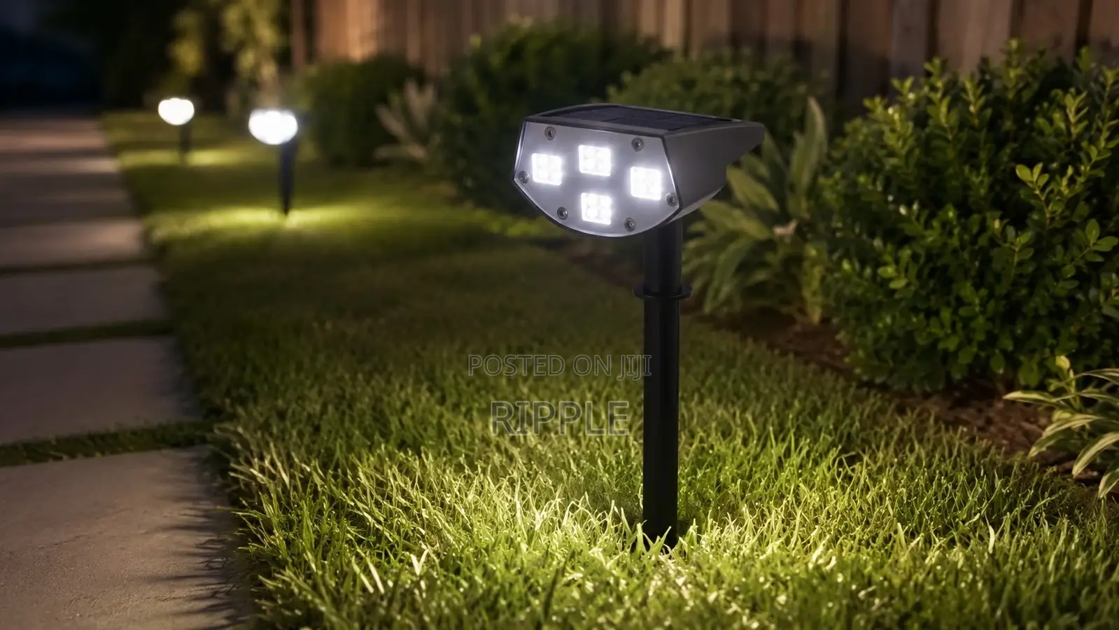 Aerbes Ab-Ta217 Solar Garden Stake Light 20 Led Landscape Lamp