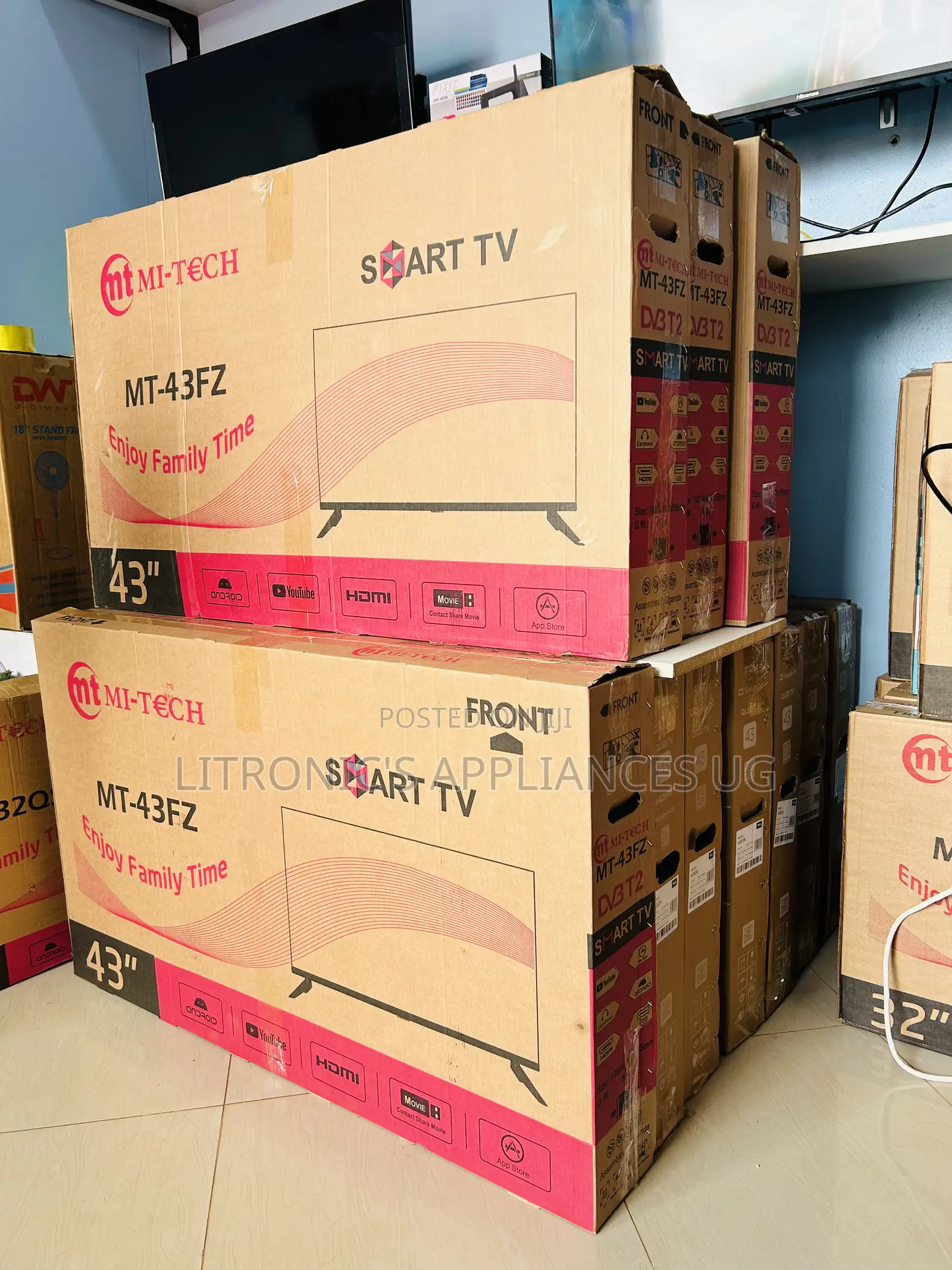43inches Mi-Tech Smart TVS