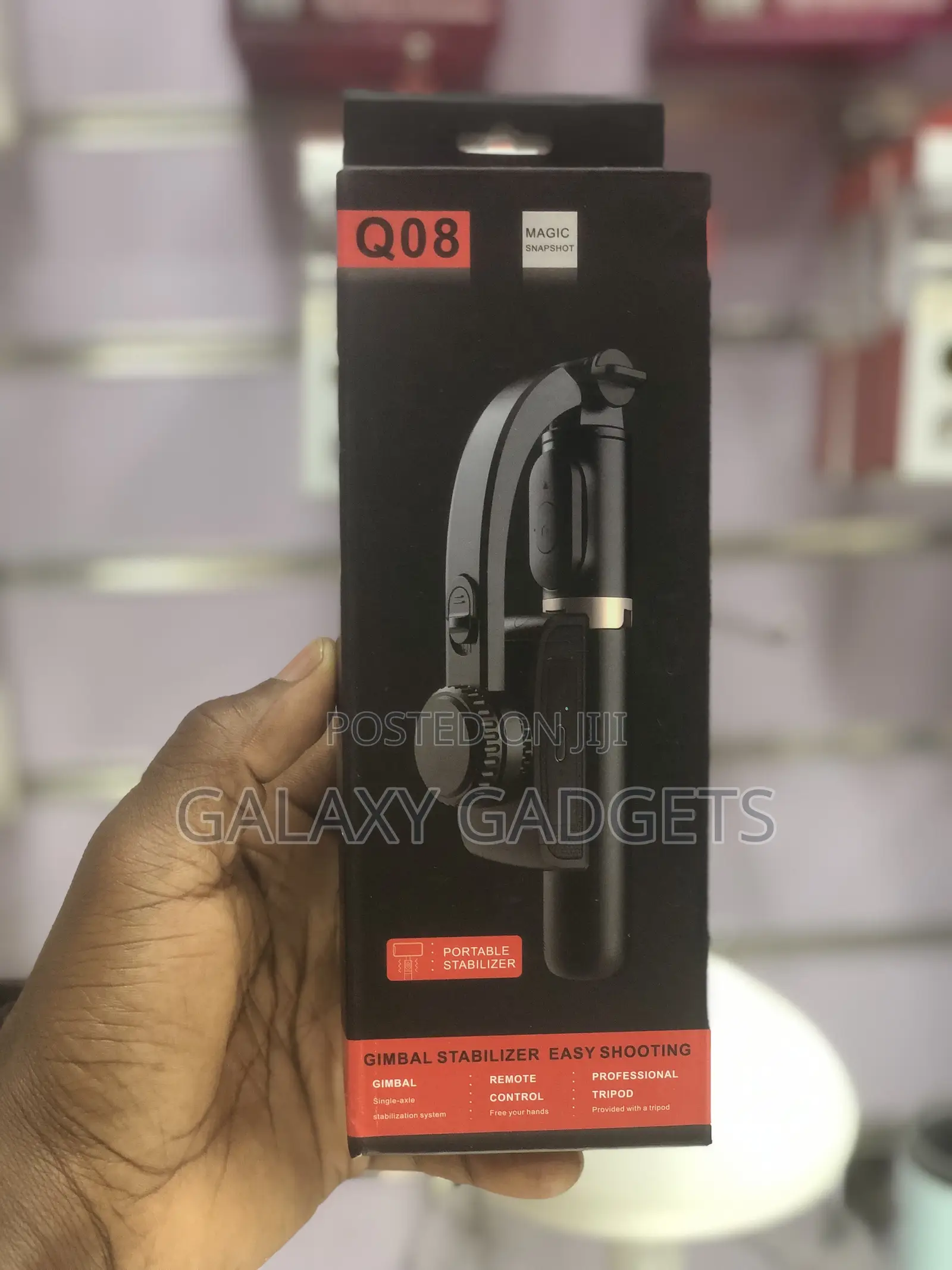Q08 Phone Stabilizer Selfie Stick Tripod