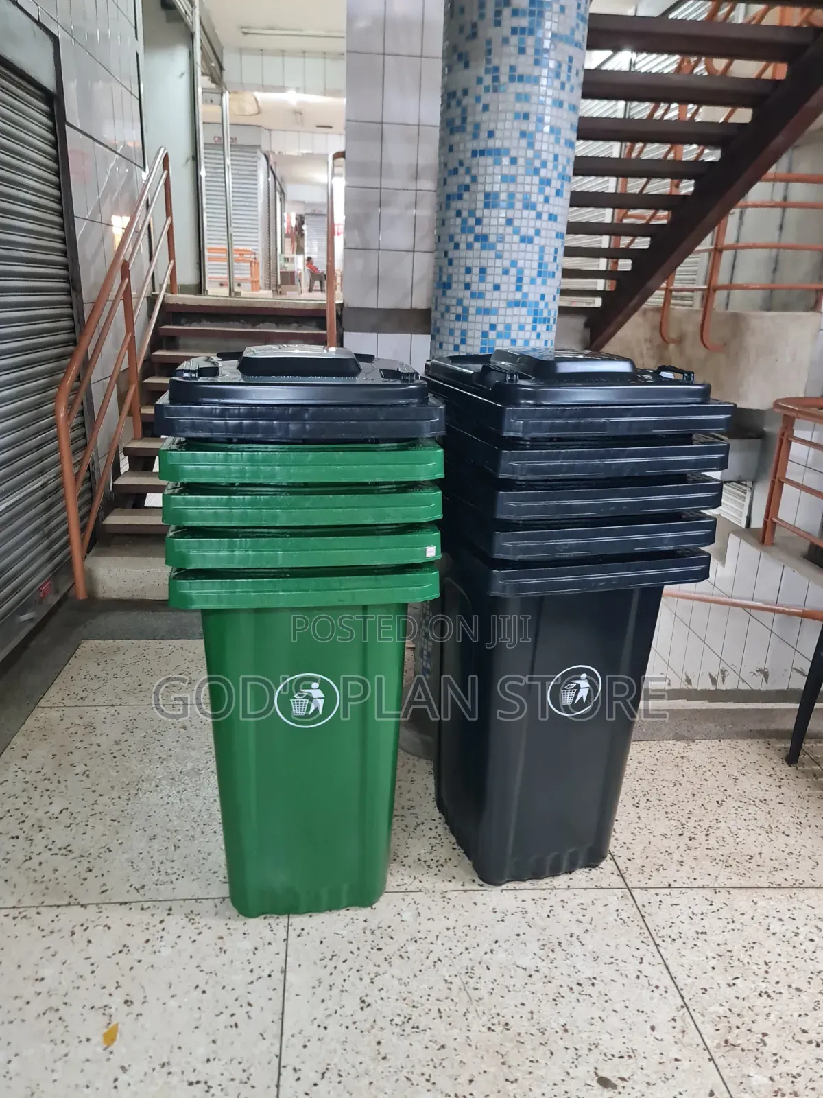Nest 240litres Plastic Dust Bins Plastic Dust Bins