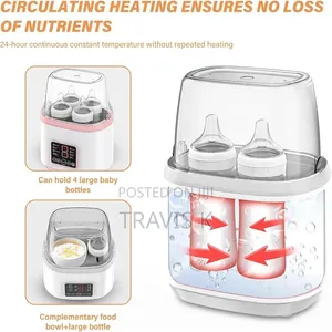 Premium Baby Bottle Warmer,8-in-1 Baby Bottle Sterilizer