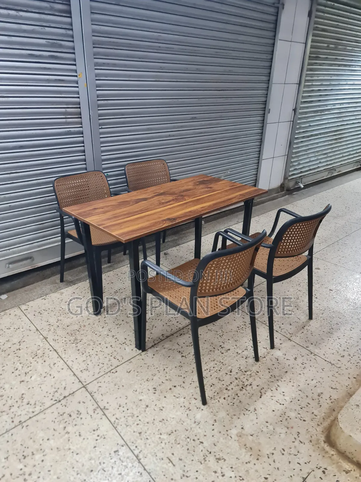 Nest Wooden Dining Table and Chairs Foldable Table