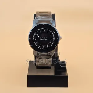 Sabr Men's Arabic Dial Magnetic Watch, a Minimalist Quartz Timepiece