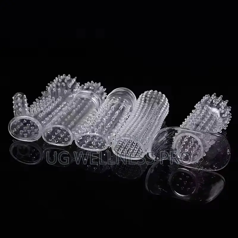 Reusable Condom Penis Sleeve Male Time Delay Spike Clit Massager Cover