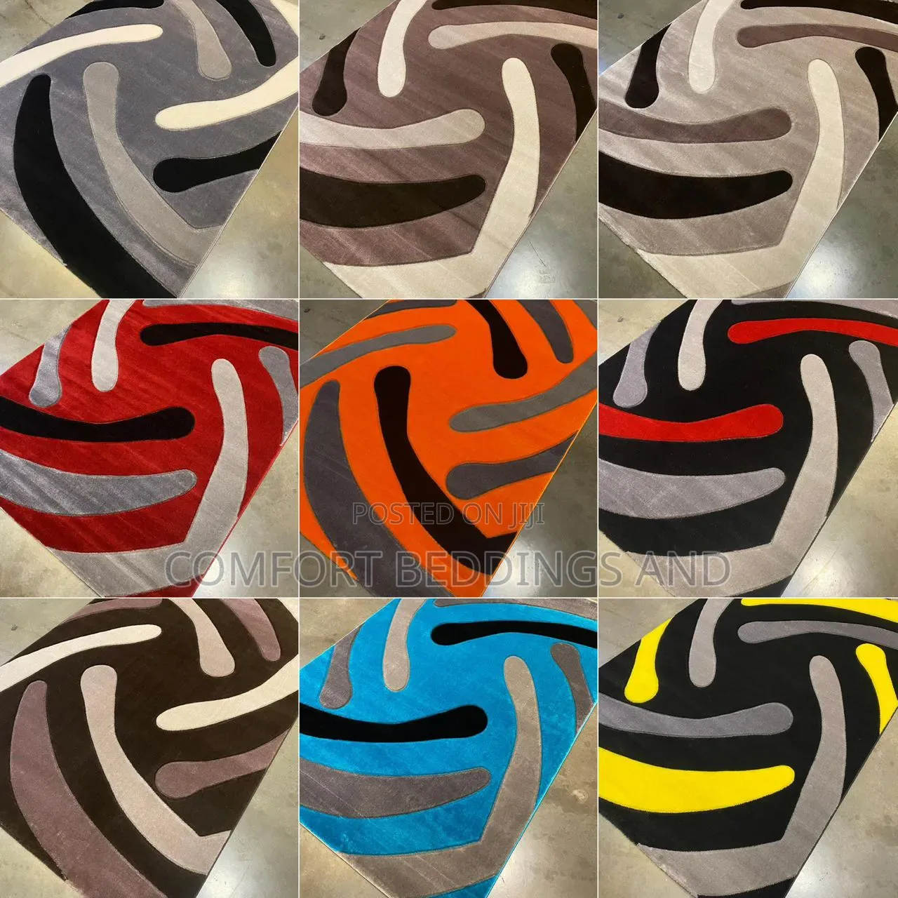 Stripped Turkish Medium Carpets