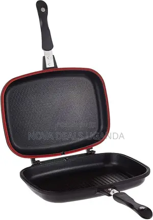 Dessini Non-stick Double Sided Frying/Grill Pan, 36cm
