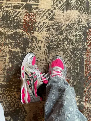 Asics Pink Black Sneakers