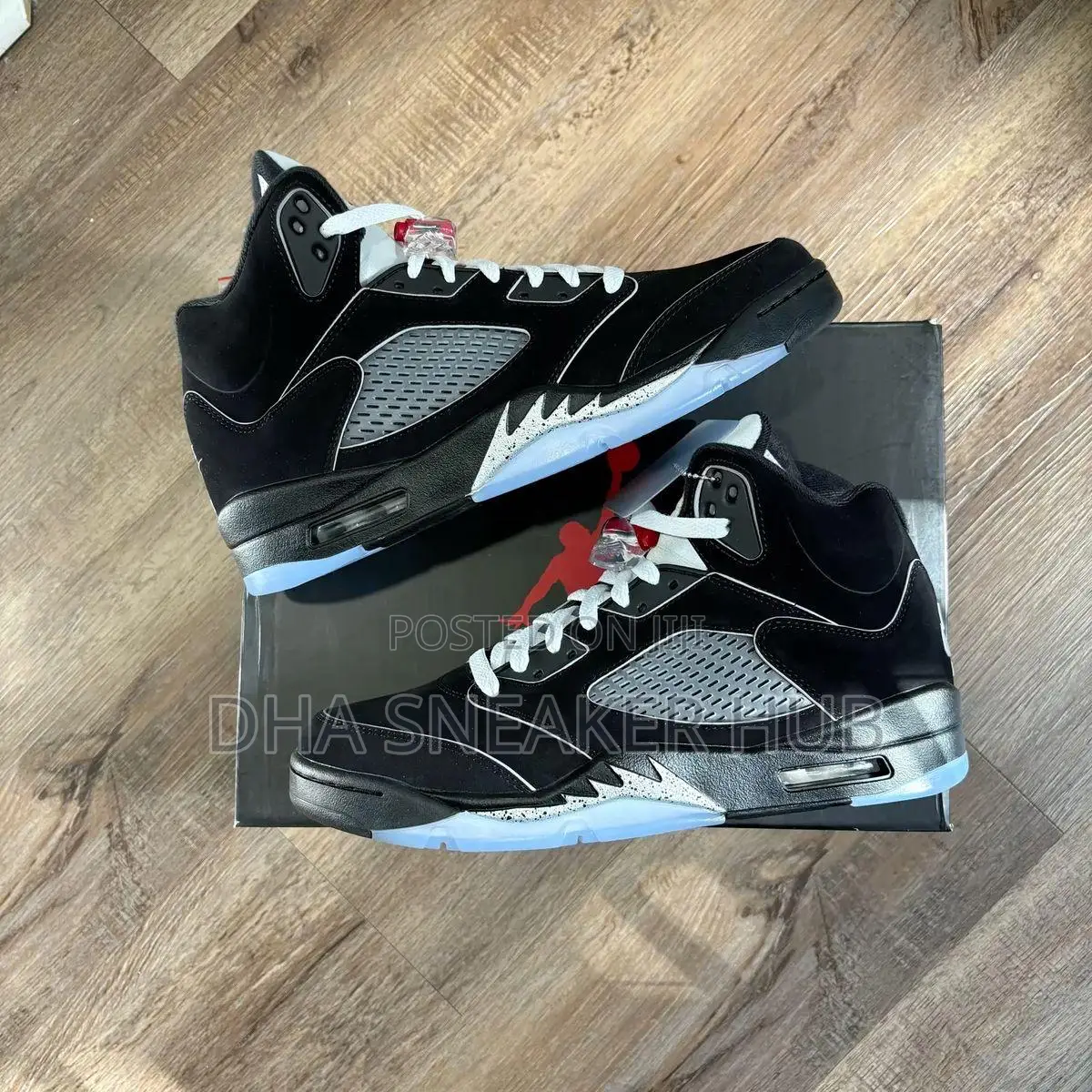 Air Jordan 5 Black Premium Sneakers
