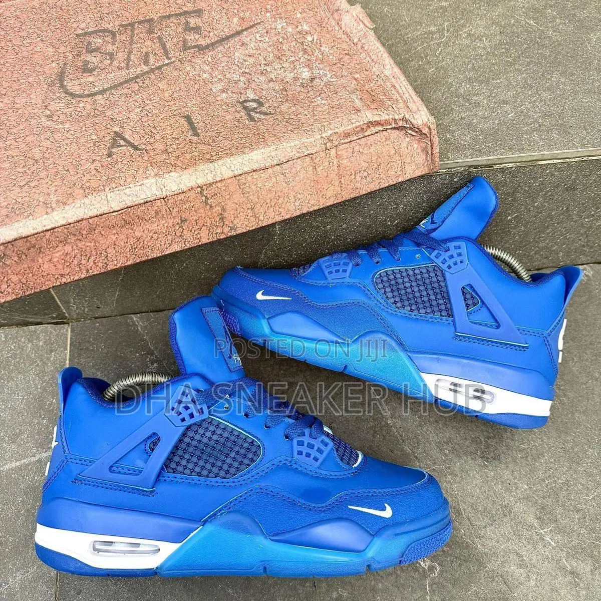 Air Jordan 4 Bike Nigel Sylvester Blue Premium Sneakers