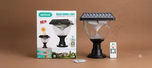 Aerbes Ab-Ty138 100w RGB Solar Garden Light, Outdoor Landscape Lamp
