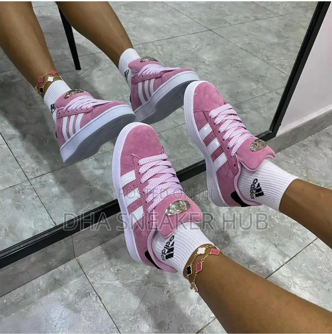 Adidas Campus Pink Simple Sneakers