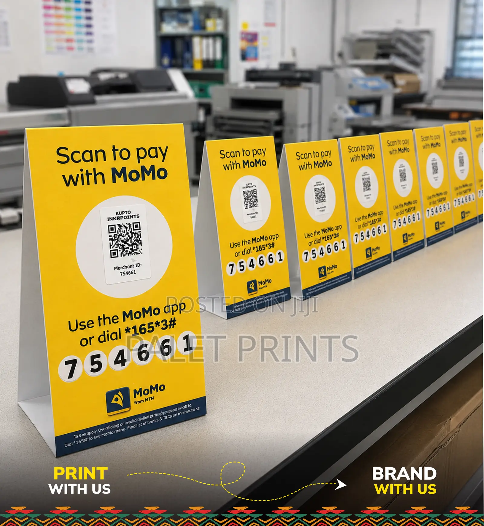 Table Tents Customized in Uganda
